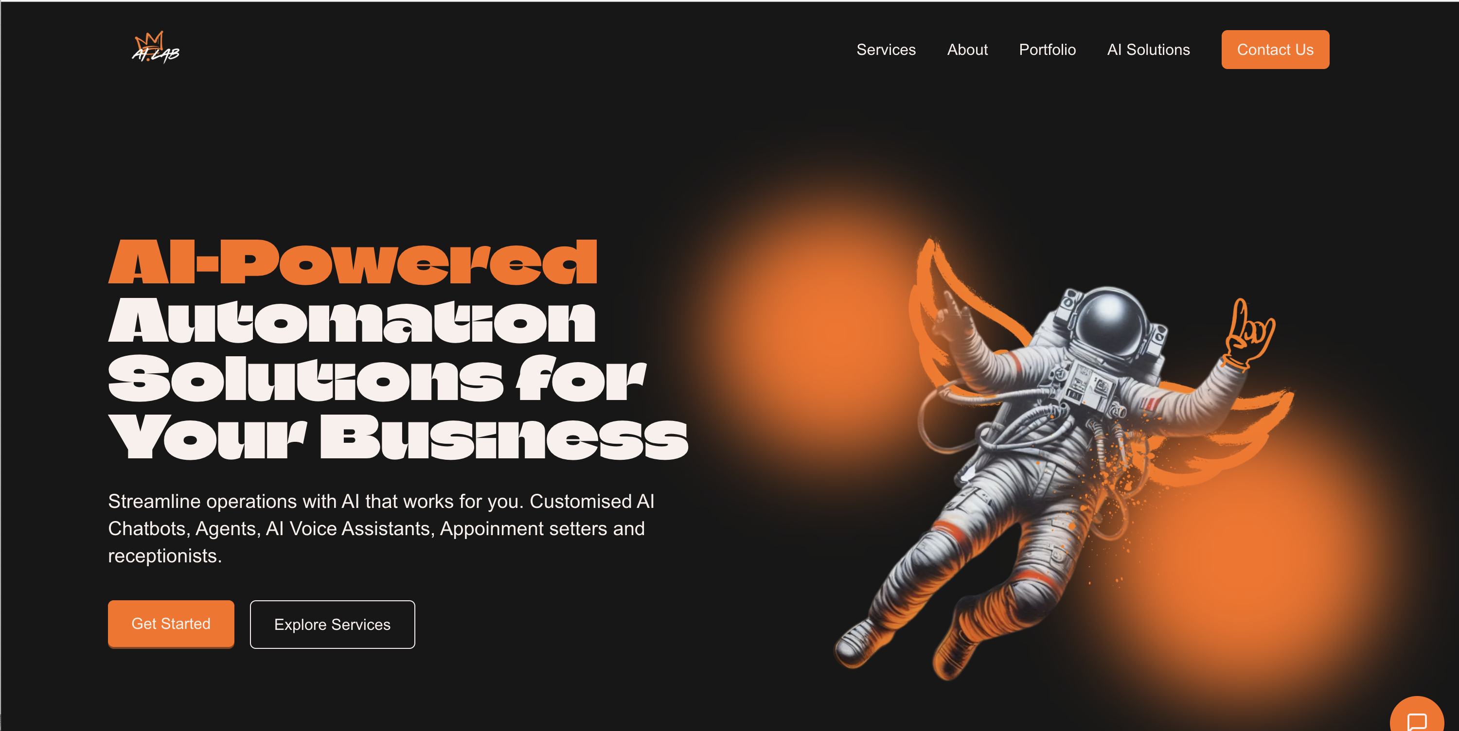 AI Lab Australia website preview